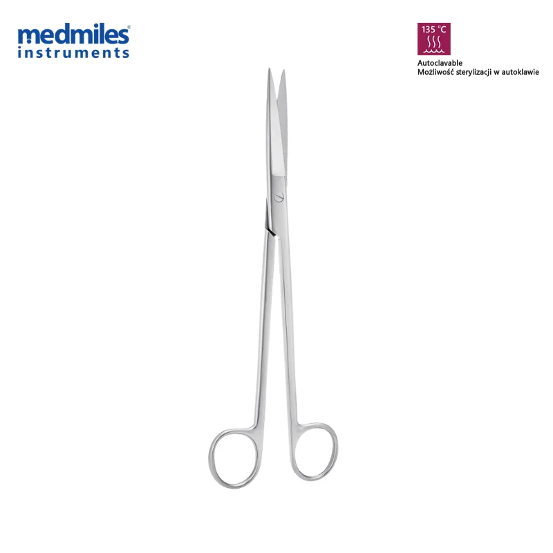 Nożyczki maciczne Sims ostro-ostre proste